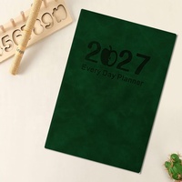 Carnet de notes A5 personnalisé avec logo, reliure thermique, 100 feuilles, en cuir imperméable, agenda promotionnel d'affaires, cadeau 2027