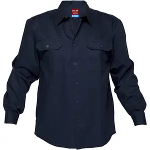 Manufacture FR Flame Resistant Fireproof Long Sleeve Work Shirt for Men