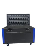 Boîte à outils de protection étanche à la poussière IP67, avec roues pivotantes et doublure intérieure en mousse moulée sur mesure