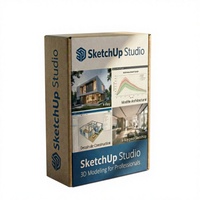 Suscripción Anual al Software SketchUp Commercial Studio, el Más Estable, para Diseño y Dibujo, con Correo Electrónico Vinculado, en Formato DVD