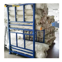 Étagère à palettes en acier galvanisé, empilable, détachable, robuste, réglable, personnalisée, OEM, pour rouleaux de tissu avec base carrée