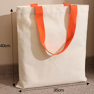 กระเป๋าผ้าใบผ้าฝ้ายกันน้ำทนทานใช้ซ้ำได้เป็นมิตรกับสิ่งแวดล้อม - Product Image 2