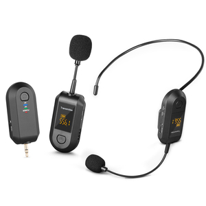 Biner T9 портативная гарнитура микрофон профессиональный зажим на лацкане Lavalier Micro беспроводной стяжной микрофон - Product Image 1
