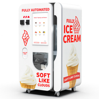 Distributeur automatique de crème glacée pour les exploitants de flottes, solution automatique de crème glacée molle pour la mise en œuvre de projets multi-unités