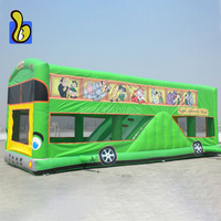 BIKI Chine gonflables gonflables sans plomb forme de bus châteaux sautants événements gonflables (fournitures)