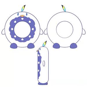 Jouet en peluche doux pour bébé, plusieurs couleurs, broderie personnalisée au micro-ondes - Product Image 6