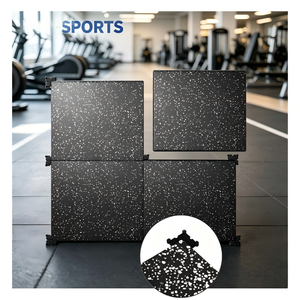Suelo de Gimnasio de Caucho con Color Personalizable, Baldosas de Caucho para Gimnasio que se Adaptan a Diferentes Estilos de Decoración de Gimnasios y a las Demandas del Proyecto - Product Image 1