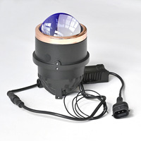 Ampoule de phare antibrouillard LED étanche, lentille LED blanche et jaune, projecteur Bi-LED 3,0 pouces, feux de voiture, phares antibrouillard laser LED