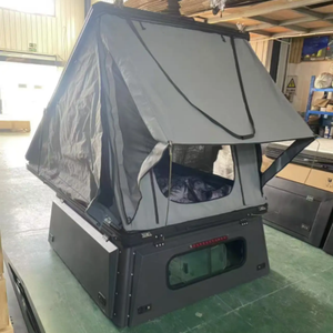 Aluminum Truck Bed with Hard & Rack Rooftop <b>Tent</b> for Pickup & Toyata Truck <b>Canopy</b> - Product Image 3
