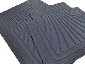 Artes 4-caucho negro-temporada Trim-a-Fit alfombras de piso para coches camiones - Product Image 3