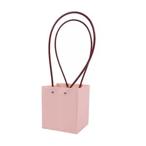 Oem forever arrangiamenti scatole di gioielli in fiore riciclabili elegante rosa sorpresa vuota scatola di carta da imballaggio fiore