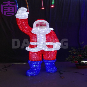 ไฟประดับรูปซานตาคลอส 3 มิติ แบบ LED สำหรับตกแต่งสวนสาธารณะในช่วงคริสต์มาส - Product Image 4