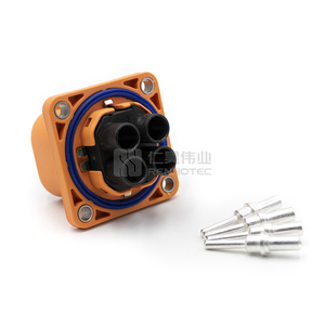 Connecteur automobile 4 pôles HVIL HV EV, indice de protection IP67, 20A-70A, borne à sertir pour contrôleur de moteur - Product Image 4