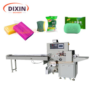 Giá tốt dòng chảy máy đóng gói 350 Mô hình nhà vệ sinh Xà phòng thanh phim túi bao bì máy bọc - Product Image 1