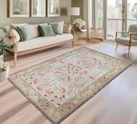 Tapis traditionnel en polyester, grand, multicolore, lavable, antidérapant, pour salle à manger, chambre, salon, décoration