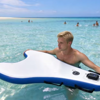 Planche flottante gonflable en PVC épais et coloré, plateforme flottante portable pour la piscine et la plage