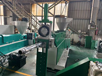 Machine à granuler les films plastiques PP PE recyclés à double vis et à deux étages SJ110/100
