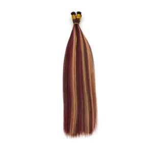 Natural and Luxury Comfortable High quality Double drawn Hand tied wefts hair extension with fast delivery