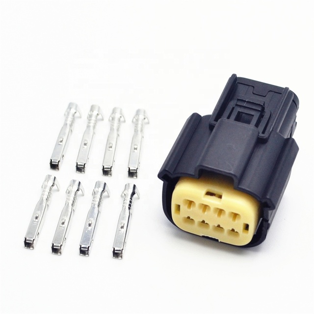 Molex MX 150 Male Female Connector 8 Pin Black Housing Receptacle Plug 33482-0801 33472-0801 334820801 334720801