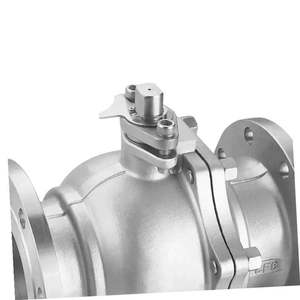 Robinet à boisseau sphérique industriel haute pression en acier inoxydable SS304, raccord à bride, pour eau, huile, gaz, corps en 2 parties - Product Image 4