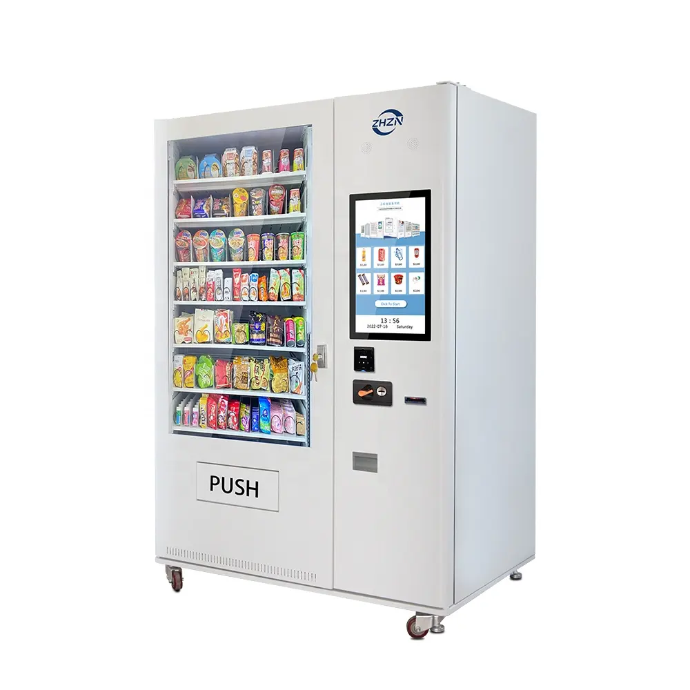 ZHZN prodotti di bellezza distributori automatici di divertimento distributore automatico di snack per scatole di birra per bevande mumbai con braccio robotico