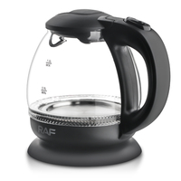 RAF Petit Verre Transparent 1L Verre Smart Water Tea Maker Petites Théières Bouilloires Électriques