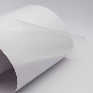 Étiquettes autocollantes en rouleau en film PET transparent imperméable personnalisé avec revêtement adhésif - Product Image 2