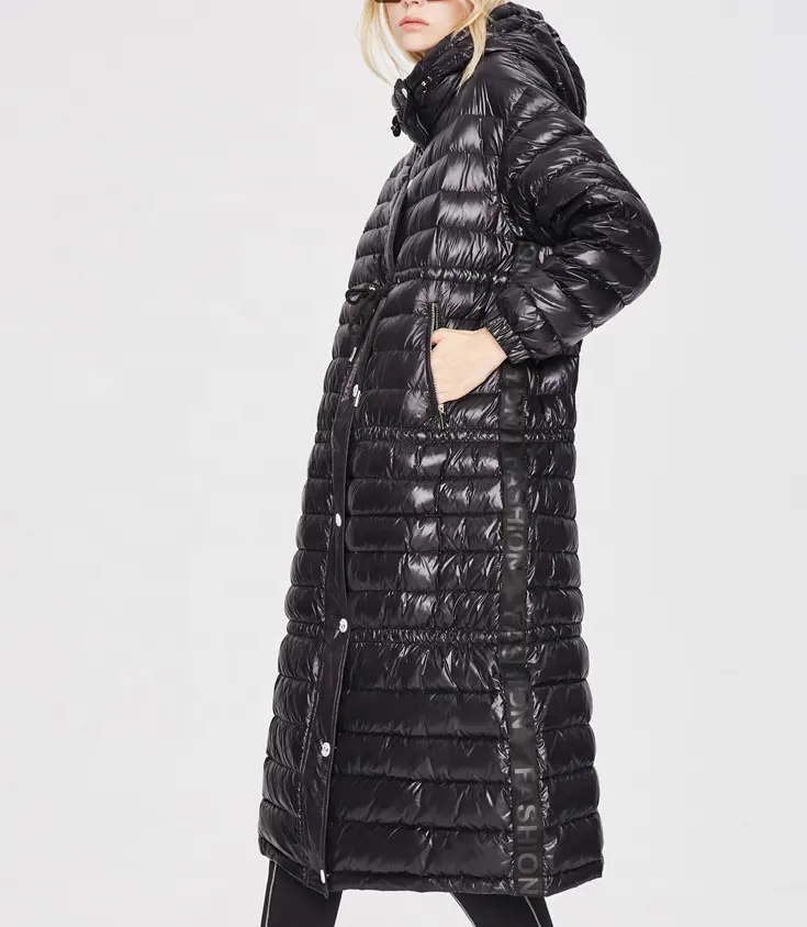 Fashion Women Winter Coat Long Slim Thicken Warm Jacket Down Padded Jacket Outwear Parkas