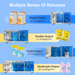 Machine de remplissage et d'emballage automatique pour sachets debout, doypack, sachets irréguliers, liquides, sirops, miel - Product Image 4