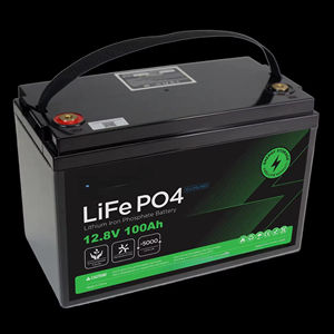 Batería de Fosfato de Hierro y Litio de 12.8V 50Ah, 50A BMS, Celdas de Grado A con Protección IP65 para Almacenamiento de Energía Solar en el Hogar - Product Image 1