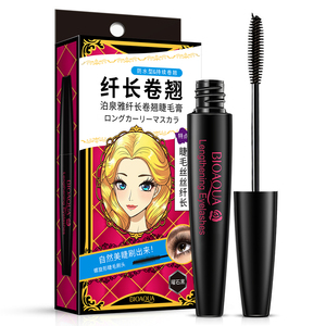 Mascara OEM BQY Slim Curly Waterproof Eye Black, mascara waterproof épais et bouclé, durable, résistant à la transpiration, maquillage des yeux - Product Image 1