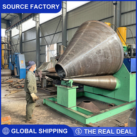 Machine à cintrer à cône à trois rouleaux 20x2000 pour le pliage et le façonnage de tôles en acier au carbone, acier inoxydable et aluminium