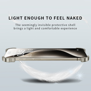 Funda de teléfono móvil sin montura de Metal para Iphone 13 14 15 Pro Max Plus aluminio Alien aleación de titanio parachoques teléfono contraportada Shell - Product Image 6