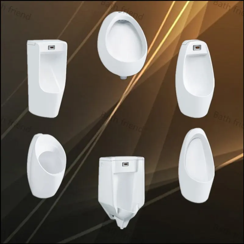 Disesuaikan Kamar Mandi Keramik Wc Urinoar Sensor Toilet Penyiram Dinding Urinal untuk <span class=keywords><strong>Pria</strong></span>
