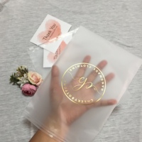 Sac à fermeture éclair en PVC pour le rangement et l'emballage des extensions de cheveux, sac transparent mat de haute qualité, fermeture éclair, vente chaude