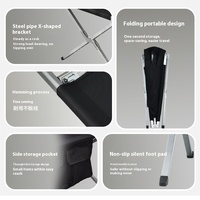 TOPIND Lit en alliage d'aluminium ultra-léger pour le camping en plein air, lit pliant portable, compagnon