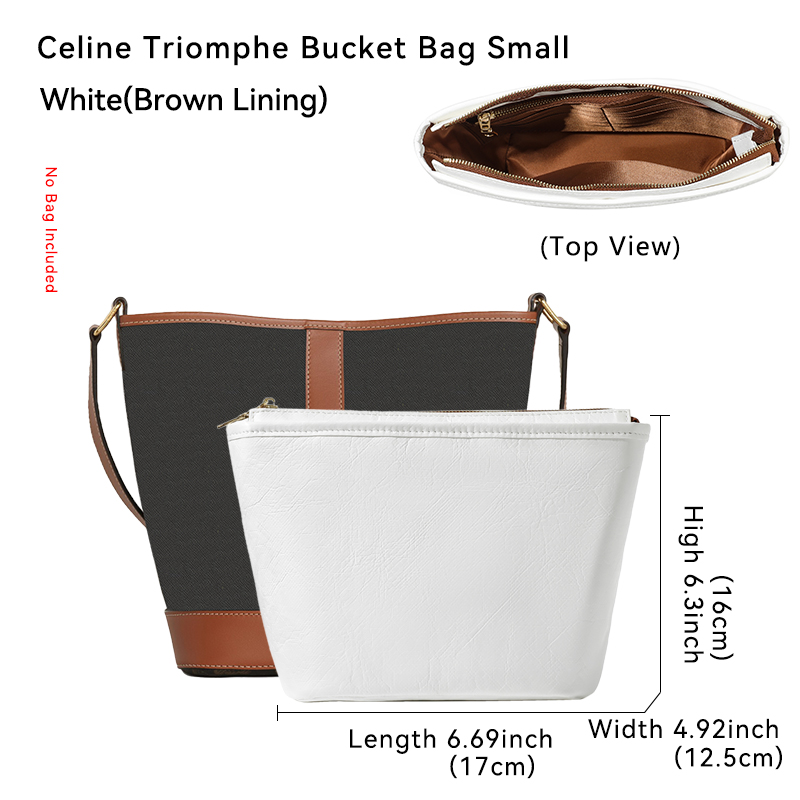 Blanc (Doublure Marron)