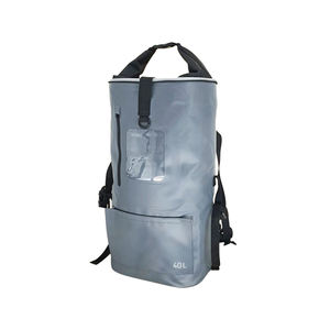 OEM कस्टम लोगो मुद्रित 500D पीवीसी सूखी बैग आउटडोर खेल स्विमिंग डाइविंग उपकरण पानी के सबूत बैग 40L लंबी पैदल यात्रा निविड़ अंधकार बैग - Product Image 4