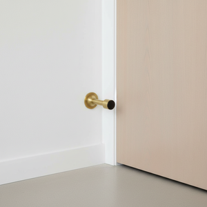 Butée de <span class=keywords><strong>porte</strong></span> extra longue sans perçage - Butée de <span class=keywords><strong>porte</strong></span> murale en cuivre massif doré, garantie 3 ans pour portes de salle de bain lourdes - Product Image 3