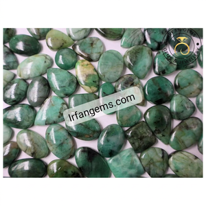 Esmeralda Cabujón 100% Natural de Alta Calidad, Precio al por Mayor, Lote de Piedras de Esmeralda Hechas a Mano para Joyería, Cristal de Esmeralda a Granel - Product Image 4