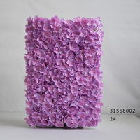 Bloemenwandpaneel Kunstmatige Wand Hydrangea Bloemenachtergrond 3D Zijden Hydrangea Rozen Bloempaneel voor Fotoachtergrond Huisfeest