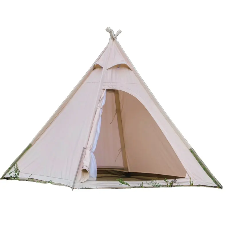 Outdoor camping waterproof sunscreen Indiana yurt pyramid spire camping canopy tent