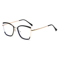 25060 Lunettes œil de chat photochromiques pour femme, anti-lumière bleue, à changement de couleur, monture transfrontalière