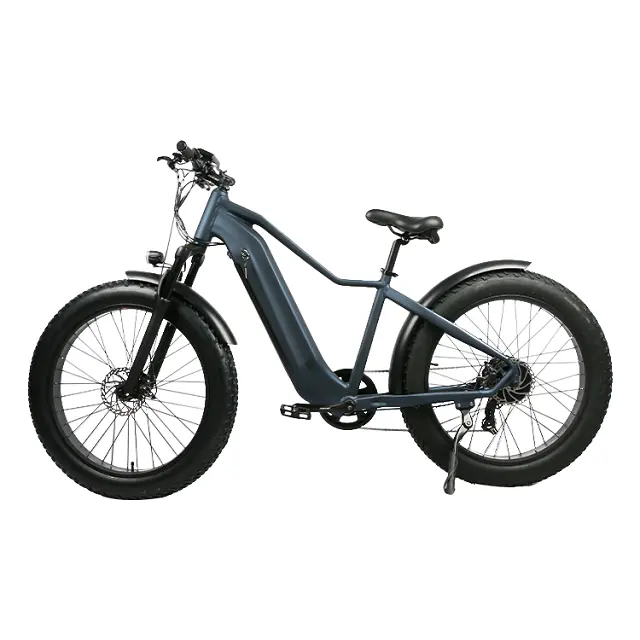 Электрический велосипед-бомбардировщик, внедорожник, Электрический квадроцикл, 26 дюймов, 7 скоростей, толстые шины, горный велосипед