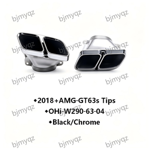 Kit de pare-chocs arrière Benz AMG <span class=keywords><strong>GT</strong></span> W290, diffuseur, embouts d'échappement, kit carrosserie de mise à niveau pour <span class=keywords><strong>Mercedes</strong></span> AMG <span class=keywords><strong>GT</strong></span> <span class=keywords><strong>63S</strong></span> W290 - Product Image 6