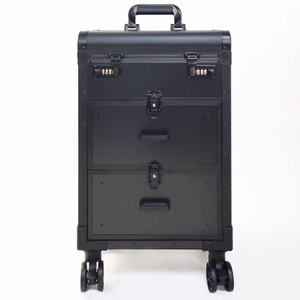 LEProfessional <b>Makeup</b> Case Large Capacity Rolling Wheels Travel Suitcase Cosmetic Caseon Beauty Nail Tattoo Manicure Trolley <b>Box</b> - Product Image 6