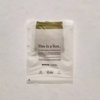 Sacs en papier vélin transparent biodégradable de taille personnalisée pour l'emballage de vêtements et de chaussettes, pochettes d'expédition auto-adhésives