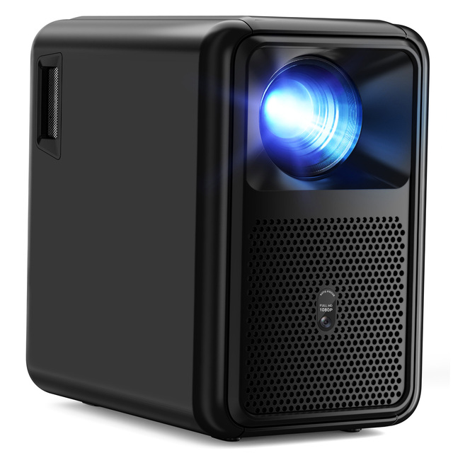 Smart Android WiFi LED Projector 4K 1080P Home Theater with Built-in Speakers Portable for Mobile Phone & Smartphone