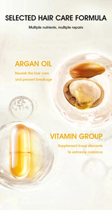 Masque capillaire hydratant et lissant au collagène en sachet, enrichi en vitamines E/D/85/86 pour la réparation des <span class=keywords><strong>cheveux</strong></span> abîmés par la permanente et la coloration - Product Image 4
