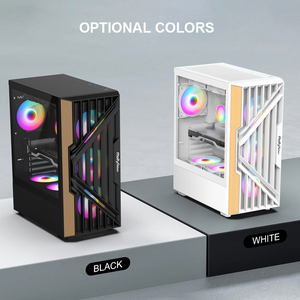 Gỗ trường hợp máy tính tháp EATX/ATX/Micro ATX trường hợp máy tính Gmaing <span class=keywords><strong>PC</strong></span> gabinetes Gamer <span class=keywords><strong>PC</strong></span> Trường hợp với gỗ phía trước bảng điều khiển - Product Image 6